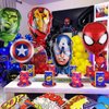 5PCS Aluminium Film Balloons for Superhero Avengers Party,for Superhero Birthday Party Supplies