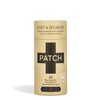 PATCH Eco-Friendly Bamboo Bandages for Bites & Splinters Hypoallergenic Wound Care for Sensitive Skin Compostable, Biodegradable, Latex Free, Plastic Free, Zero Waste, Activated Charcoal, 25ct