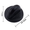 SUBANG 200 Pieces Rubber Pin Backs PVC Pin Keepers Lapel Pin Backs Pin Safety Backs for Brooch Tie Hat Badge Insignia, Black