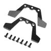 Down Stop Droop Plate Compatible with Tamiya TT02 Upgrade TT-02 RC Truck Car Carbon TATT-033 TATT-S04 Part(Black)