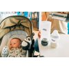 Tommee Tippee Portable Travel Baby Bottle and Food Warmer, Thermal Insulation, Stainless-Steel Flask with Leak-Proof Lid