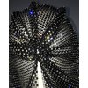 Eilova Orityle Sparkly Rhinestone Mesh Headband Crystal Head Scarf Kerchiefs Turban Party Nightclub Rave Edge Hair Bandana Wraps Body Jewelry