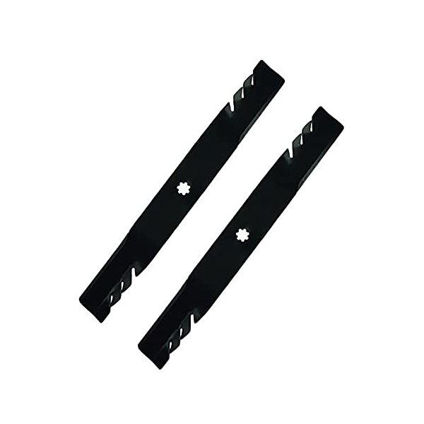 (New Part) LA115 (2) Blades for 42" Compatible with John Deere LA100, LA110, LA120, X110, X120, LA105 + All Other Models in The Description