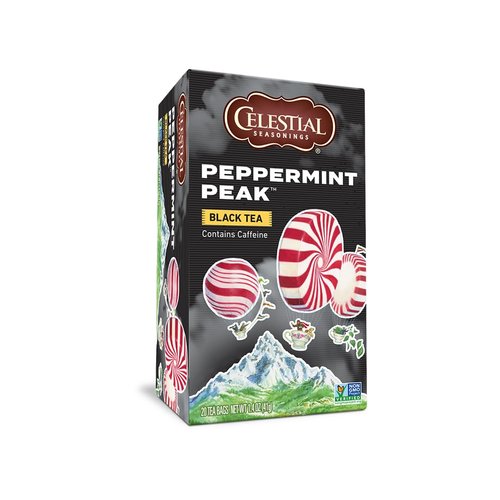 Celestial Seasonings Peppermint Peak Black Tea Single Box