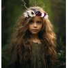 LLinfflr Deer Antler Hair Band Deer Headband with Flowers Antler Hair Hoop Flower Headband Party Cosplay Costume