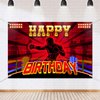Boxing Happy Birthday Backdrop Banner Boxing Ring Competition Fight Nights Boxing Champion Theme Background Decor for Boxer Men Boys Birthday Party Favors Decorations Supplies 72x43in-BECKTEN