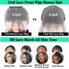 24 Inch 13x6 Lace Front Wigs Human Hair Pre Plucked 200% Density Body Wave Lace Front Human Hair Wigs for Women HD Transparent Glueless Wigs Human Hair Pre Plucked with Baby Hair