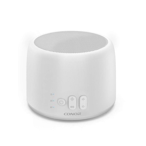 White Noise Machine, Conor High Fidelity Sound Machine for Sleeping, Baby, Office Privacy - with 24 Unique Fan & White Noise Sounds, Sleep Timer, 2 USB Charge Port