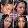 Elastic Bands for Wig 2pcs 3.5cm Edges Bands Lace Melting Band Wig Band for Edges with 4PCS Wig Caps, 60cm Flexible Grip Headband Laying Band Adjustable Ends for Baby Hair Closure