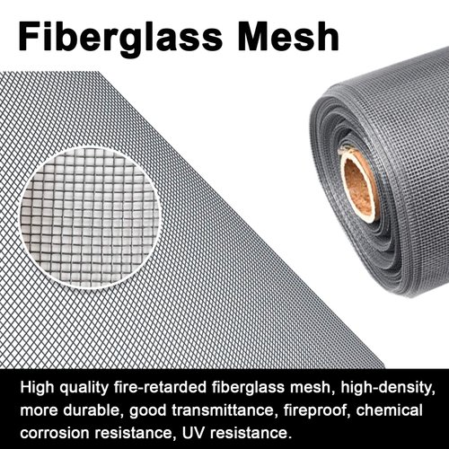 Adjustable DIY Magnetic Window Screen Max 55”H x 36”W Fits Any Size Smaller DIY Easy Installation (White)