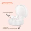 haakaa Nipple Shields 18mm for Newborn Breastfeeding with Latch Difficulties or Flat or Inverted Nipples, Breast Shields Extra-Thin & Extremely Soft, Come with Carry Case, 2pk