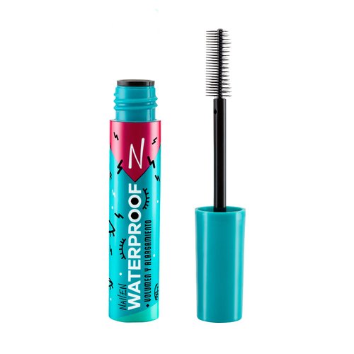 Nailen Black Waterproof Long Lash Mascara with Comb - No Clumps, Smudges, or Flakes - Voluminous and Long Eyelashes for Eye Makeup - 1 Count