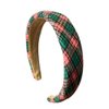 HUANMAYE 6PCS Headband for Women Boho Hair Scarf Sponge Hairbands Fabric Elastic Hair Bands No Slip Wide Headwraps Accessories for Adult Women (Plaid)