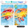 Outus 8 Pieces Growing Animal Creature Expandable Sea Creature Set Giant Grow 3D Water Animal Grow in Water fish Party Supplies Gift Classroom Prizes(Multiple Animal)