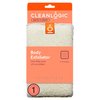 Cleanlogic Bath and Body Small Exfoliating Body Scrubber, Assorted Colors (Pack of 6)