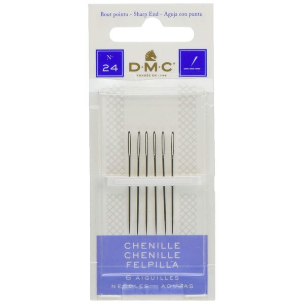 DMC Chenille Hand Needles, Size 24 6/Pkg