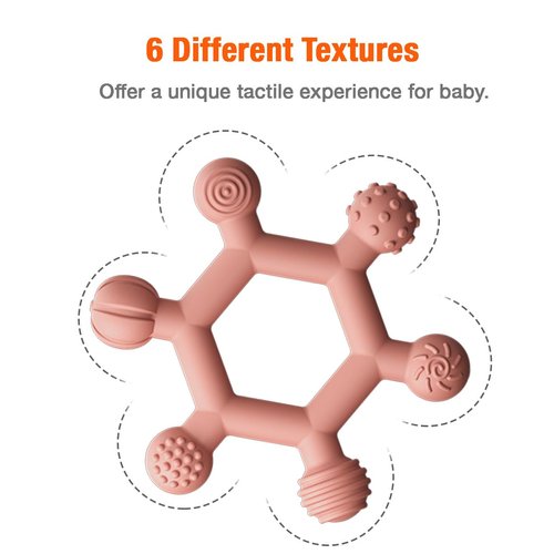 PandaEar 3 Pack Baby Teething Toys for Toddler Infant Newborn 0-6 Months, Baby Chew Toys 6 to 12 Months, Silicone Baby Teether BPA Free, Soft and Textured Ring Teether Soothing Teething Pain Relief