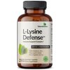 Futurebiotics L-Lysine Defense Immune Support Complex 1500 MG Per Serving with Vitamin C, Zinc, Olive Leaf & Garlic - Non-GMO, 250 Vegetarian Capsules