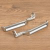 KUAFU Interior Inside Door Handle Compatible with 1987-1999 Ford F150 F250 F350 Bronco F53 F59 F800 Replacement for 77178 77177 Front/Rear Left Driver & Right Passenger Side - Silvery 2Pcs