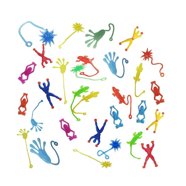 PPXMEEUDC Multi-Color and Multi-Style Stretchy Sticky Toys Funny Sticky Hand Toys for Themed Party Favors