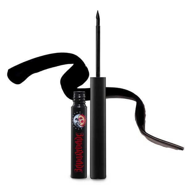 REINA REBELDE Zapatista - Black Liquid Eyeliner | Black Rebel Eye Definer Liquid | Felt Tip, Water Resistant, Long Lasting | Cruelty Free & Vegan/Precise Application