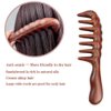 1 PCS Wide Tooth Comb Natural Wooden Hair Comb Sandalwood Comb Massage Comb Hair Comb for Men Hair Styler and Ladies Hair Hairstyle