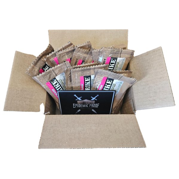 First Strike Bar, CranRaspberry Flavor - Full Size (2.3 oz.) Nutritious Energy Bar. Authentic USGI MRE dessert component available in 6, 12, 24, 48 and 100 Packs (6)