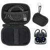 CaseSack Case for PocBuds Headphones 80hrs Playtime Charging Case Digital Display Sports Ear Buds (Black)