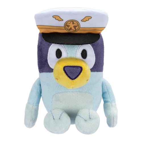 Bluey Friends Plush, Exclusive 2pk Plush Toys Including Captain and Holiday Bingo, Detailed Soft Plush Made, 6.5-9 inch / 16-23 cm Tall