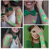 FuraHa St Patricks Day Tattoos, 200 Pcs St. patrick's Day Temporary Tattoos including 90 Glow in The Dark or Night for St. Paddy's Day Parade Party Favors Decorations