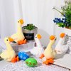 Civaner 6 Pieces Goose Stuffed Animal 6.3 Inch Plush Goose Stuffed Goose White Light Yellow Stuffed Animal Toy Soft Stuffed Doll Birthday Gift for Christmas Party Supplies