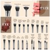MAANGE Makeup Brush Set 30 Pcs Premium Synthetic Makeup Brushes Foundation Eye Shadow Powder Concealers Highlight Blending Brush Professional Make Up Brush Kit