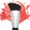 Angled Blush Brush for Cheeks – Bronzing Brush for Liquid, Cream, Mineral Powder Makeup Bronzer Contour Brush, Synthetic Kabuki Brush by Beauty Junkees