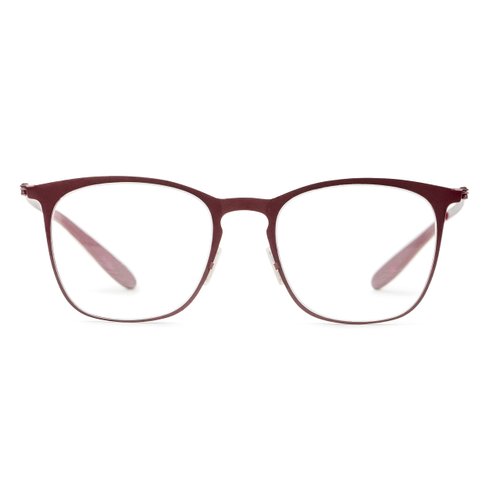 Foster Grant unisex adult Liam Super Flat Glasses Blue Light Glasses, Red, 50mm US