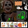 EMOME 408 Pcs Bulk Luminous Halloween Temporary Tattoos for Kids, Individually Wrapped Tattoos for Halloween Birthday Party Decorations, Glows Halloween Favors Toys Games for Kids Party
