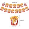 French Fries Birthday Party Supplies French Fries Party Decorations Include HAPPY BIRTHDAY Banner Balloons Cake Topper Cupcake Toppers Fast Food Birthday Party Decorations