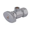 Eastman Multi-Turn Angle Stop Valve with Nut and Sleeve, 3/8 Inch OD x 5/8 Inch OD, Chrome Plate, 48290LF