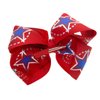 Girl Hair Clip Hair Bows Grosgrain Ribbon Hair Bow Hair Accessories for 4th of July 2 Pack ZFJ24… (Five-pointed Star Set)