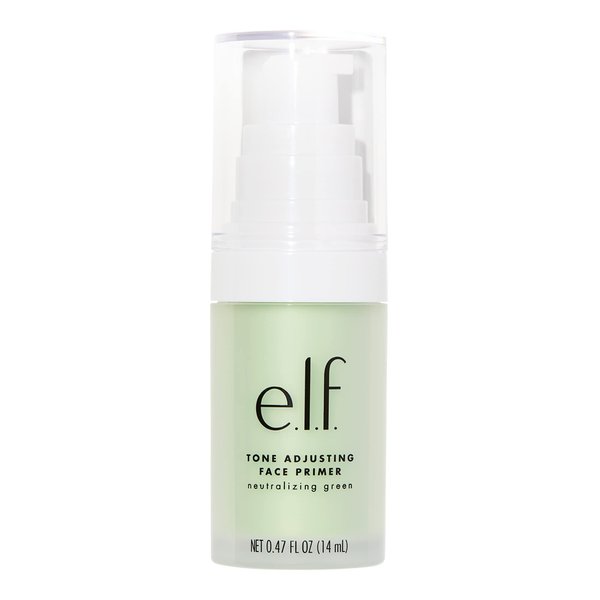 e.l.f. Tone Adjusting Face Primer, Makeup Primer For Neutralizing Uneven Skin Tones & Redness, Grips Makeup To Last, Vegan & Cruelty-free, Small