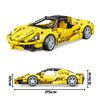 SIENON Technic Super Sports Car Building Kit Pull Back Race Car Toy, Racing Sports Collectible Model Supercar Building Set, Sports Vehicle Construction Toys for Kids Girls Boys Age 6+ (391 Pcs)