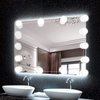 Brightown 14 Bulb Dimmable Hollywood Makeup Mirror Lights, 22Ft Adjustable Vanity Lighting Fixtures for Full Length Mirror (Mirror Not Included)