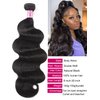 UNICE Malaysian Body Wave Human Hair Weave 3 Bundles 100% Unprocessed Virgin Human Hair Weave Sew In Human Hair Extensions Natural Color 14 16 18 inches