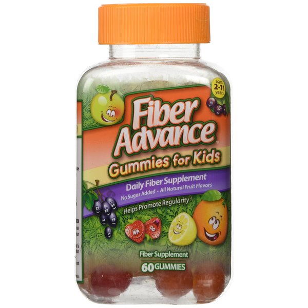 Fiber Advance Gummies For Kids Daily Fiber Supplement, 60 count