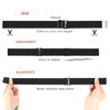 Aiduode Adjustable Elastic Band For Wigs And Making Wigs Adjustable Straps For Wigs Adjustable Wig Bands Sewing in Wig Adjustable Straps For Wigs And Wig Caps(BLACK * 6PCS)