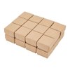 PH PandaHall 48 Pack Ring Box, 1.5x1.5x1.1 Inch Jewelry Gift Boxes Square Cardboard Jewelry Box with Foam Small Earring Packing Box for Selling Weddings Mother Birthdays Christmas Valentine Business