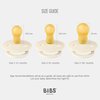 BIBS Pacifiers | Natural Rubber Baby Pacifier | Set of 2 BPA-Free Soothers | Made in Denmark | Hunter Green | Size 18-36 Months