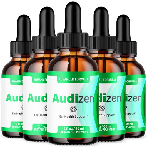 (5 Pack) Audizen Drops, Official Audizen Hearing Support with All Natural Ingredients, Advanced Formula Ear Health Supplement with Maximum Strength Vitamins Supporting Overall Wellness (150 Servings)