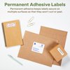 Avery EcoFriendly Recycled Address Labels, 1" x 2-5/8", White, Permanent Label Adhesive, 750 Printable Labels (48160)
