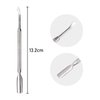 4 PCS Cuticle Pusher and Cutter Set Double End Nail Cuticle Remover Tool Stainless Steel Manicure Pedicure Kit in Tin Box Pinkiou Nail Art Remover Tools