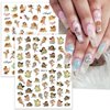 8 Sheets Cupid Angel Nail Art Stickers 3D Cupid Nail Decals Self Adhesive Rose Flower Heart Angel Design Nail Stickers Valentines Day Nail Supplies Angel Nail Charms Decoration for Women DIY Manicure